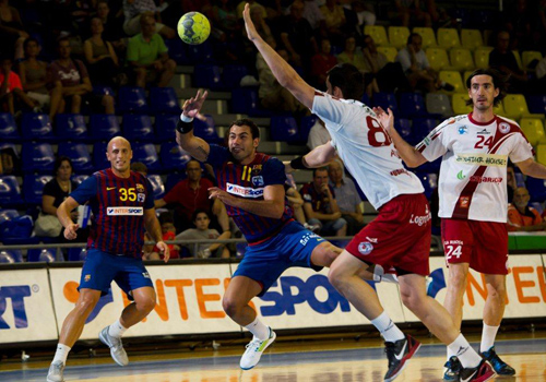 El campe�n tumba el Naturhouse La Rioja (34-23)