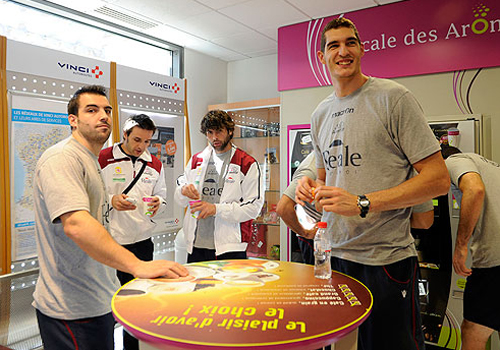 La expedici�n de Reale Ademar Le�n de camino a Montpellier