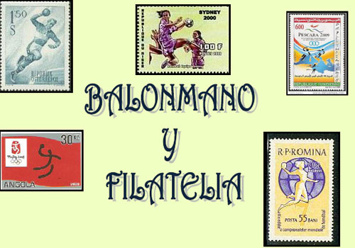 Cat�logo de Sellos de Balonmano. Jos� Luis L�pez Le�n, pasi�n por el deporte y la filatelia
