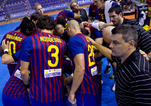 El FC Barcelona Intersport l�der de la Liga ASOBAL por gol average 