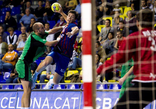 MAYGAR BM. antequera recibe al l�der, el FC Barcelona Intersport