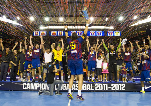 El FC Barcelona Intersport campe�n de la XXII Liga ASOBAL