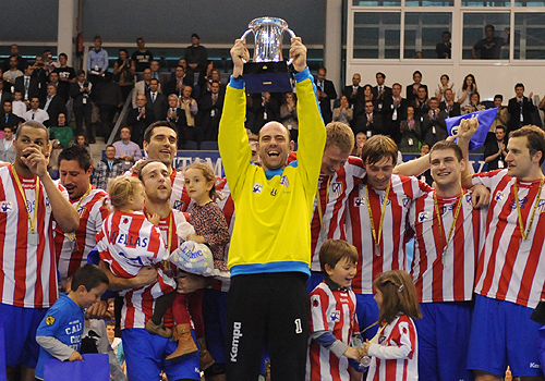 Las mejores im�genes del campe�n de la Copa del Rey, el BM. Atl�tico de Madrid