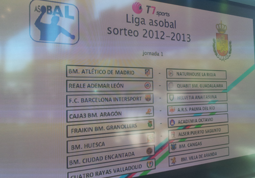 Sorteado el calendario de la XXIII Liga ASOBAL