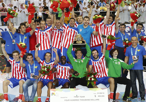 El Atl�tico de Madrid y el Balonmano Atl�tico de Madid ofrecer�n sus t�tulos en Vistalegre 
