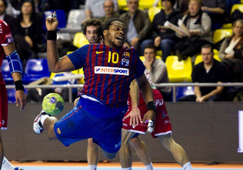 Renovaci�n de Cedric Sorhaindo con el FC Barcelona Intersport