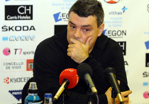 Xavi Pascual y Manolo Cadenas en sala de prensa
