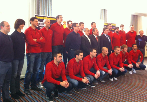 Valero Rivera presenta a sus hombres en Madrid