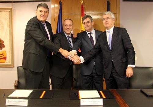 Firma del nuevo convenio ASOBAL-RFEBM