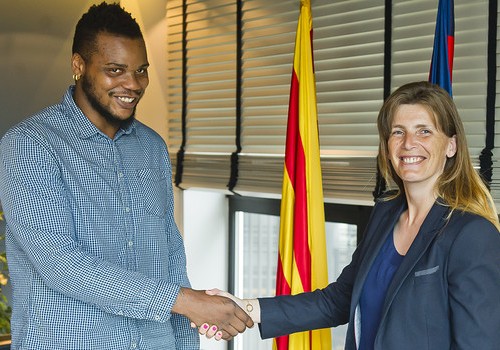 Cedric Sorhaindo ampl�a su contrato con el FC. Barcelona por dos temporadas m�s