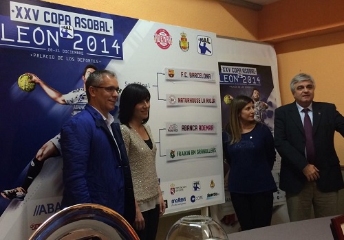 Sorteadas las semifinales de la XXV Copa ASOBAL	
