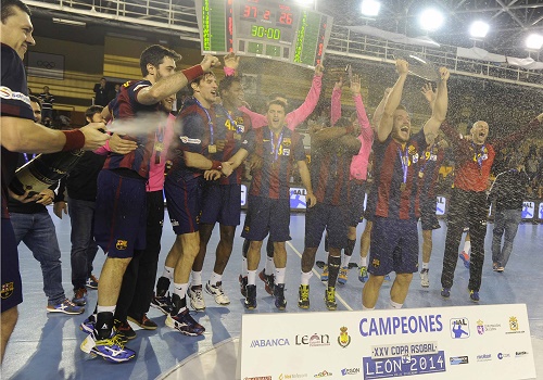 El FC. Barcelona conquista su D�cima Copa ASOBAL