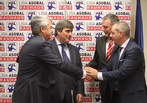 Presentaci�n del acuerdo de patrocinio ASOBAL-BAUHAUS en el Consejo Superior de Deportes