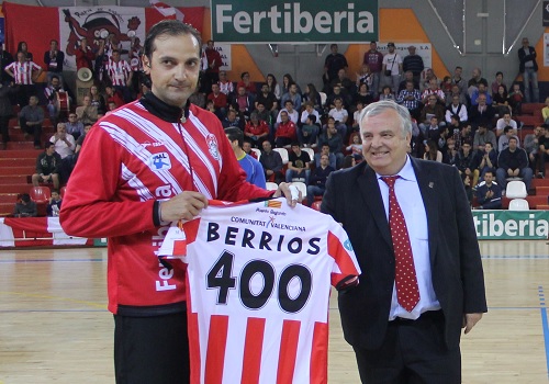 Sergio Berrios alcanza los 400 partidos en ASOBAL