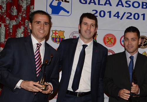 Raluy-Sabroso, mejor labor arbitral de la Liga ASOBAL BAUHAUS 2014/2015