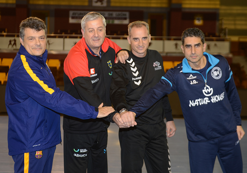 Rueda de prensa de los entrenadores de la XXVI Copa BAUHAUS ASOBAL