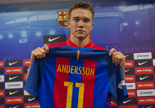 Lasse Andersson, presentado como nuevo jugador azulgrana