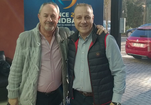 El Presidente de ASOBAL muestra su apoyo a los Hispanos en Metz