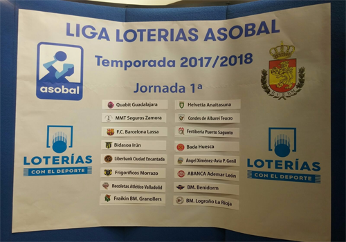 Sorteada la 28� Liga Loter�as ASOBAL