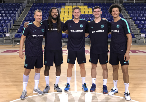 Los fichajes del Bar�a Lassa ya conocen el Palau Blaugrana