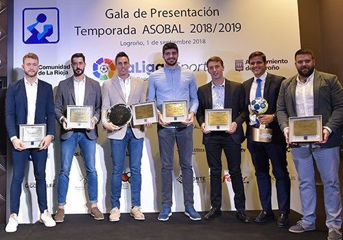 Listado de nominados al Equipo Ideal ASOBAL 2018/2019