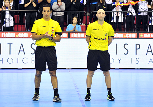 Dos parejas arbitrales de la Liga ASOBAL, designadas para el Europeo 2020
