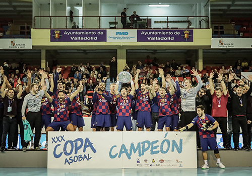 El Bar�a conserva el trono en la Copa ASOBAL
