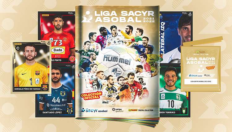 Regreso a la infancia con el nuevo �lbum de cromos Panini de la Liga Sacyr ASOBAL