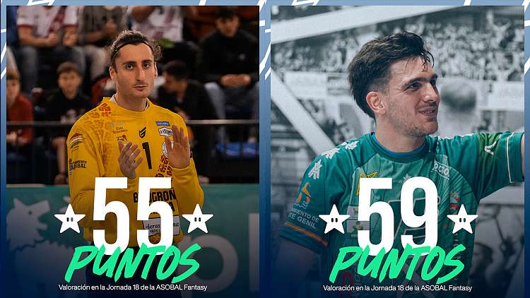 Los mejores de la jornada 18 en ASOBAL Fantasy