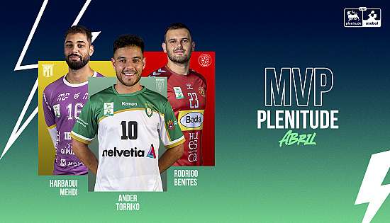 Mehdi, Torriko y Benites, nominados a MVP Plenitude de abril
