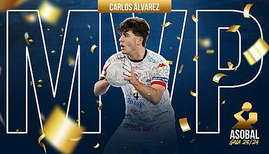 Carlos lvarez, premiado como MVP de la Liga Plenitude 2023/2024