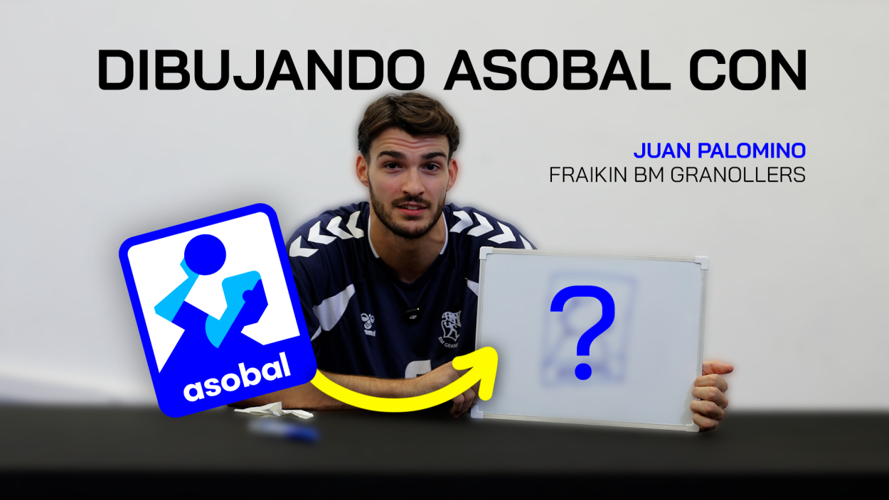 Palomino, del Fraikin BM. Granollers, cambia el bal�n por el rotulador en �Dibujando ASOBAL�