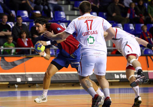 EL FC BARCELONA BORGES CORTA LA RACHA DE TRIUNFOS DEL ANTEQUERA 2010