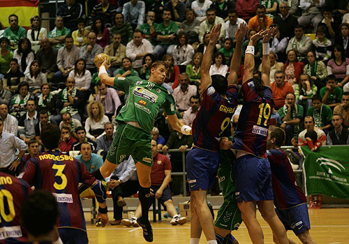 FRAIKIN GRANOLLERS Y FC BARCELONA EL  DERBI CATAL�N EN ASOBAL